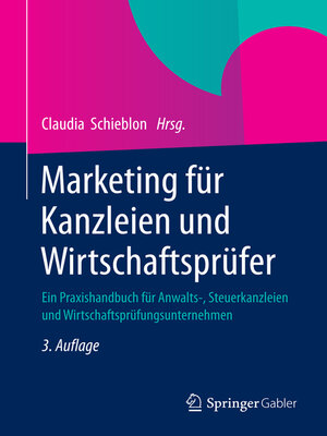 cover image of Marketing  für Kanzleien und Wirtschaftsprüfer